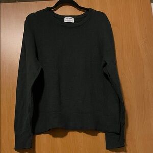 Old Navy Deep Green Crewneck Pullover Sweater